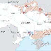 Karte: Kā pret Krieviju aizstāvas Ukraina? (31. marta aktuālā informācija)