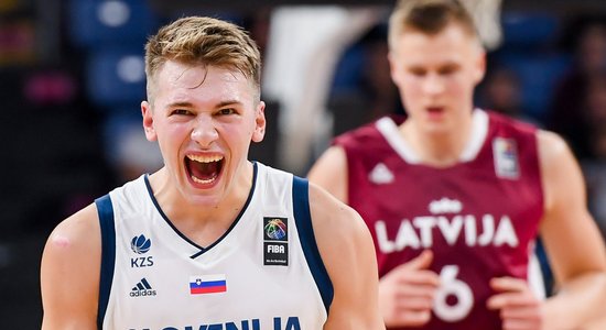 Jaunais talants Dončičs nepalīdzēs Slovēnijai spēlē pret Latvijas basketbolistiem