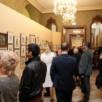 Foto: Barišņikova Mākslas centram piederošās Mihaila Barišņikova kolekcijas izstādes atklāšana