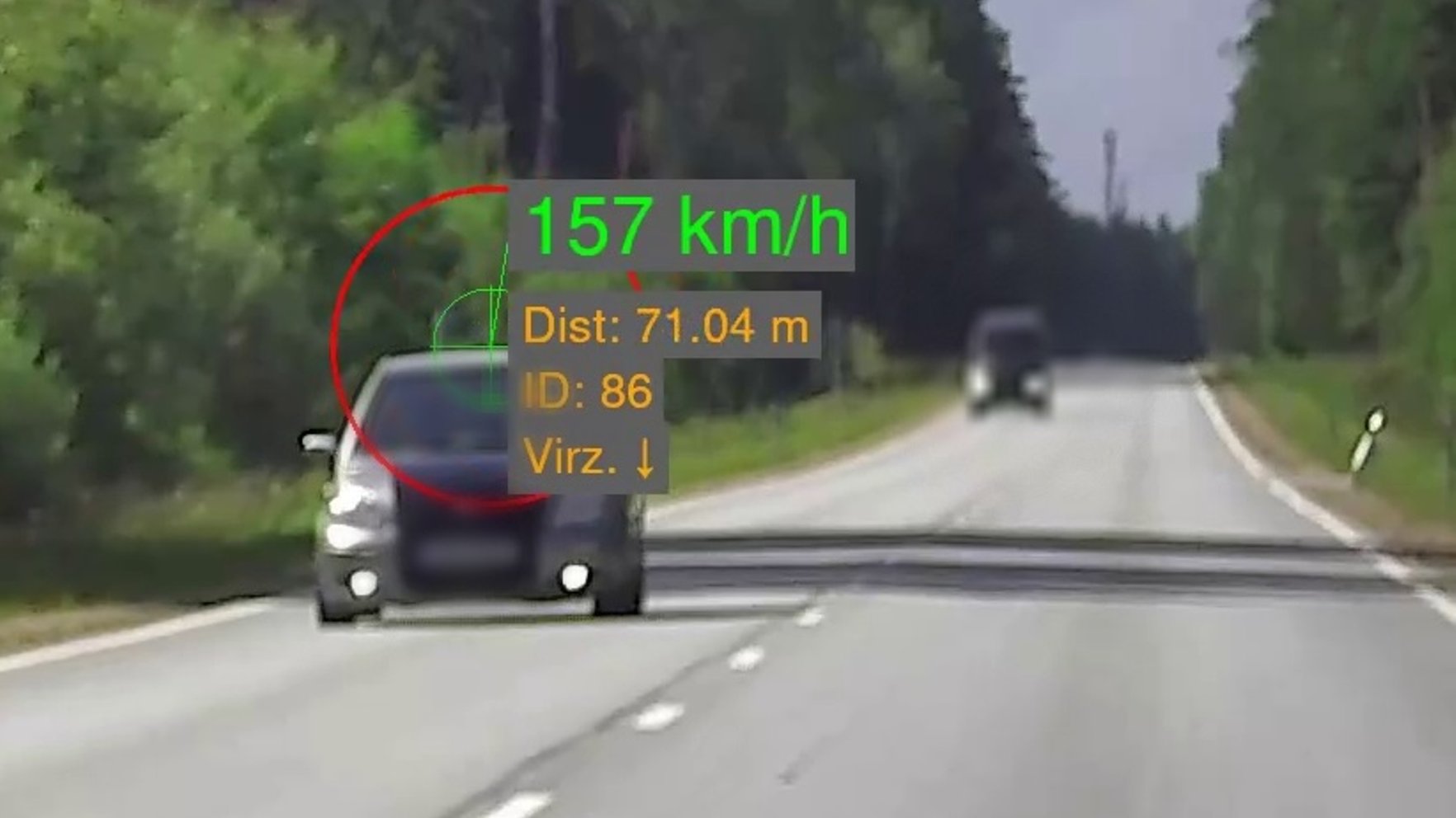 Autovadītājs traucas ar 157 km/h un zaudē tiesības uz deviņiem mēnešiem