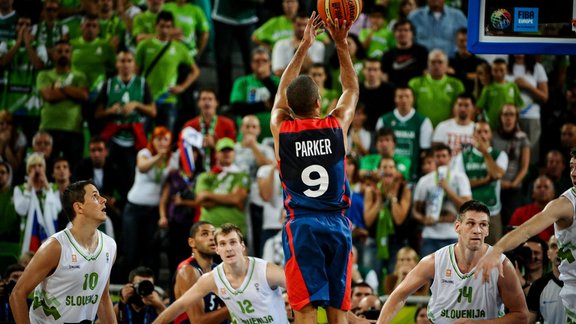 EČ basketbolā: Slovēnija - Francija