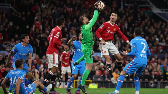 Futbols, Mančestras United - Madrides Atletico, Krištianu Ronaldu, Jans Oblāks