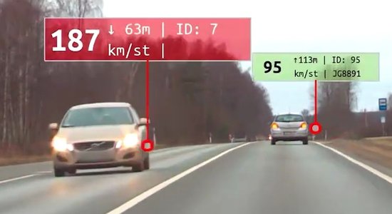 Video: Rēzeknes novadā "Volvo" vadītājs bez tiesībām traucas ar 188 km/h