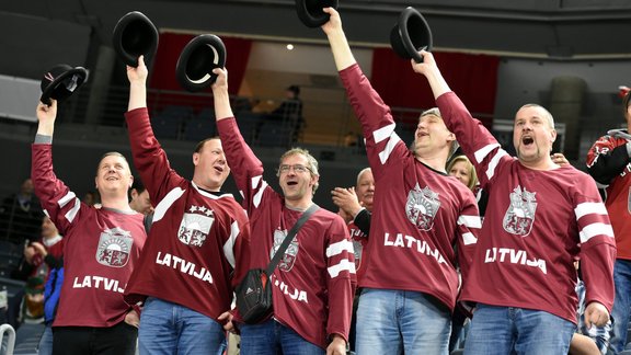 Hokejs, pasaules čempionāts: Latvija - Dānija