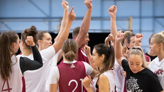 Basketbols, Latvijas sieviešu izlase, treniņš - 5