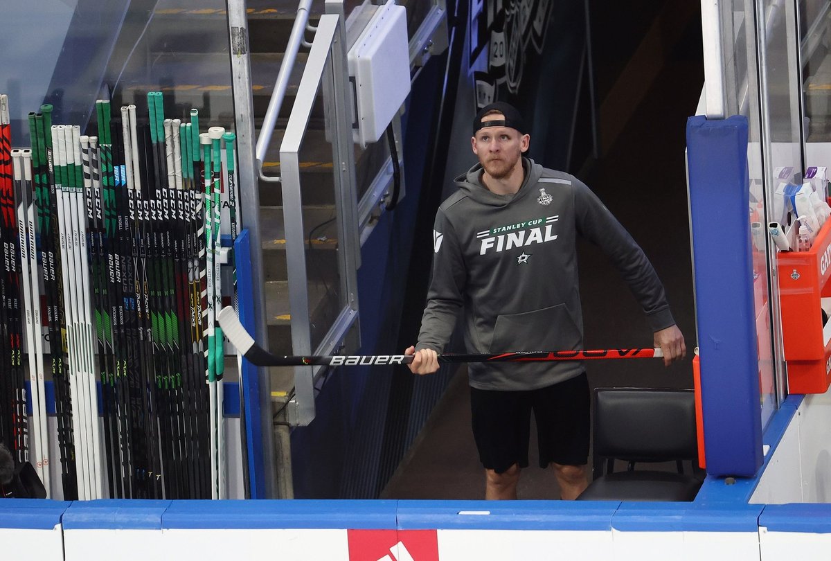 Corey Perry on the ice