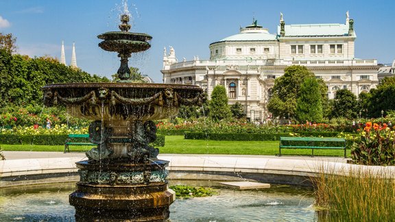 Volksgarten, dārzs Vīnē, Vīnes parks, peoples garden 