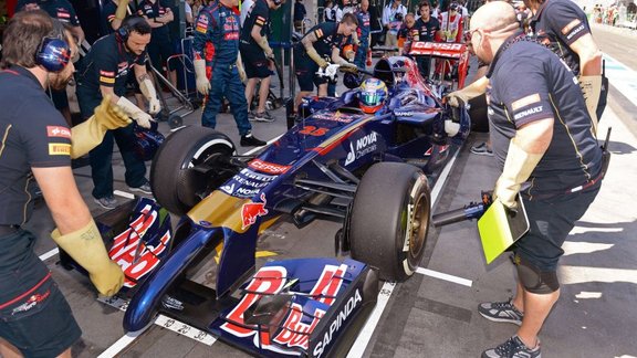 Toro Rosso driver Jean-Eric Vergne 