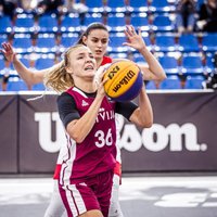 Latvijas U-18 sieviešu 3x3 basketbola izlase piedzīvo zaudējumu Pasaules kausa ceturtdaļfinālā