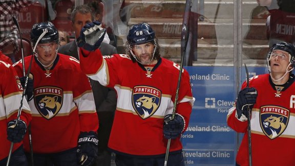 Florida Panthers right wing Jaromir Jagr 