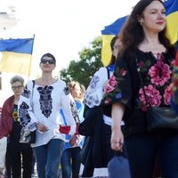 В "Украинском доме в Латвии" открыта художественная выставка "Молитва за Украину"