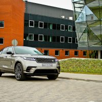 Jaunā 'Range Rover Velar' apvidnieka fotosesija Rīgā