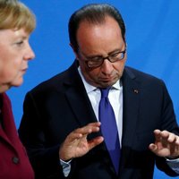 Olands un Merkele neizslēdz sankcijas pret Krieviju Sīrijas dēļ