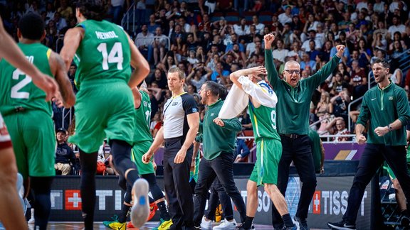 Basketbols, olimpiskā kvalifikācija: Latvija - Brazīlija