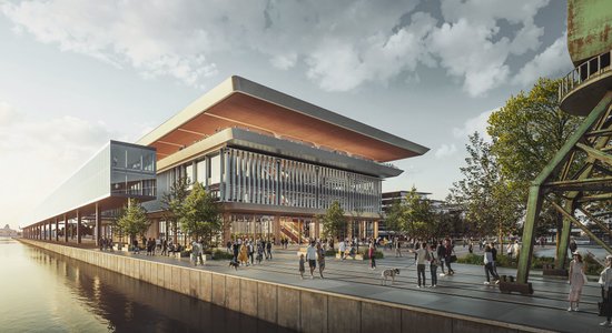 ФОТО: как выбудет выглядеть новый пассажирский терминал Рижского порта