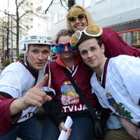 Латвийские фаны в Стокгольме попадают в неприятности