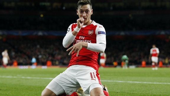 Arsenal s Mesut Ozil 