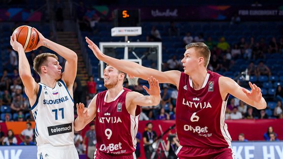 Basketbols, Eurobasket 2017: Latvija - Slovēnija - 96