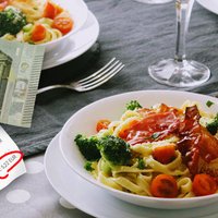 Akciju medniece: itāļu restorāna cienīgas vakariņas ģimenei par 5 eiro