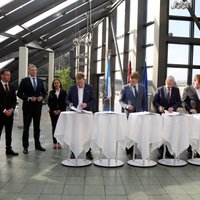 Četri politiskie spēki paraksta sadarbības līgumu par koalīciju Rīgas domē