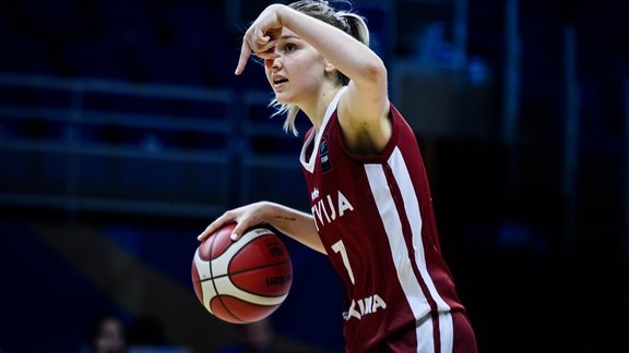 Latvijas sieviešu basketbola izlase U-18 - 1