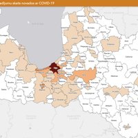 Saslimšana ar Covid-19 konstatēta katrā trešajā Latvijas pašvaldībā
