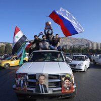 ФОТО: Жители Дамаска вышли на улицы в поддержку Асада