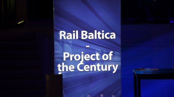 Rail Baltica pamatlīnijas būvniecību svinīgais atklāšanas pasākums