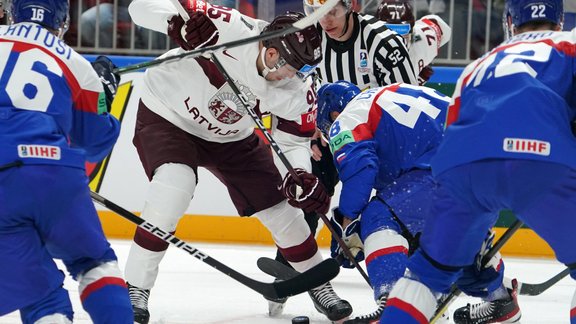 Hokejs, pasaules čempionāts 2023: Latvija - Slovākija - 46