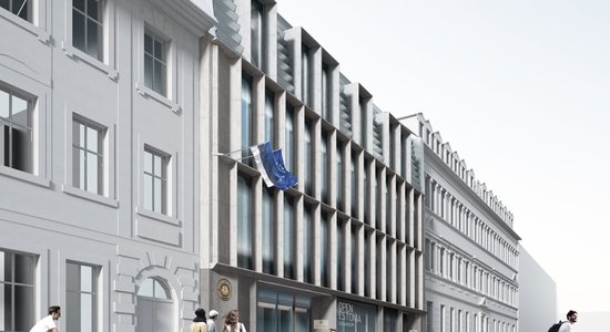 Vecrīgā sāk ēkas pārbūvi Igaunijas Republikas vēstniecības vajadzībām
