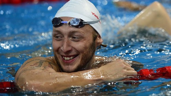 France s swimmer Amaury Leveaux 