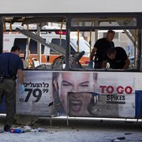 Izraēlas-Gazas joslas krīze: Telavivā autobusa sprādzienā 17 cietušie