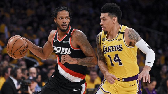 Trevors Ariza, Denijs Grīns, Portlendas Trail Blazers, Losandželosas Lakers