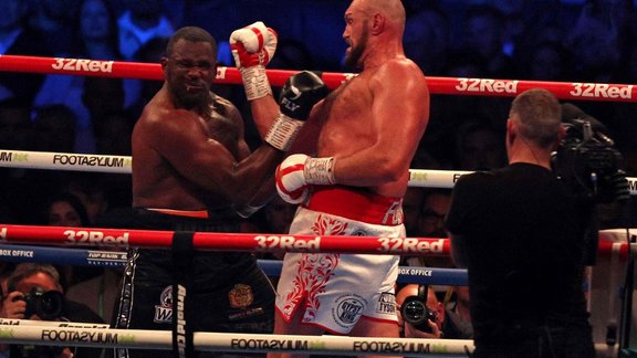 Tyson Fury (R), Dillian Whyte, boxing