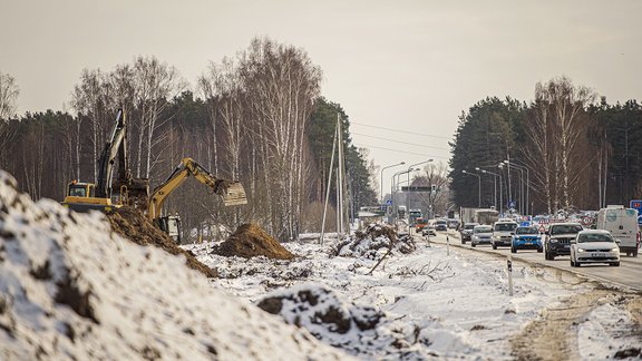 Ķekavas apvedceļa būvdarbi