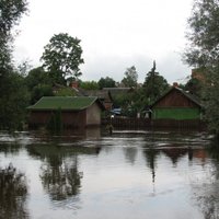 Латгалия под водой: уровень воды в Айвиексте поднялся на 2,45 метра