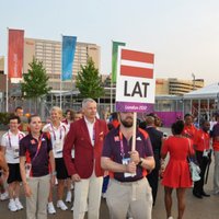 В Олимпийской деревне Лондона поднят флаг Латвии