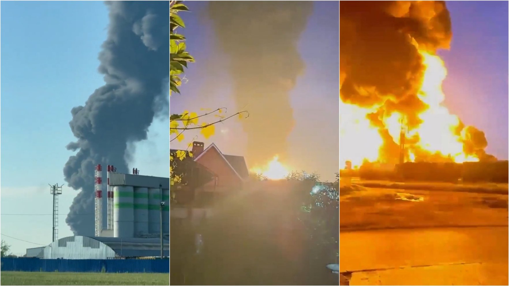 Ukraine launches massive drone attack on St. Petersburg, Krasnodar; fires reported in Kronstadt, Ust-Labinsk
