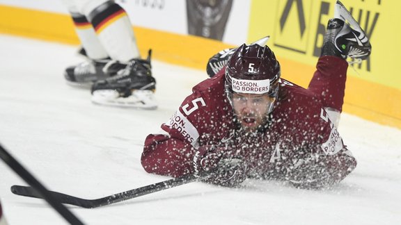 Hokejs, pasaules čempionāts: Latvija - Vācija