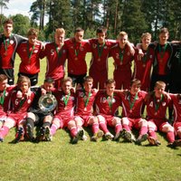 Latvijas U-17 futbolisti turnīrā Minskā sakauj Krievijas vienaudžus