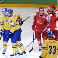 PČ grupu turnīrs noslēdzas ar Zviedrijas uzvaru pār Dāniju