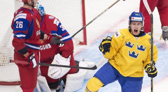 Дубль Мозякина не спас сборную России от поражения шведам в Евротуре