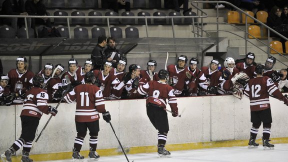 Hokejs: Latvijas U-20 izlase - Kazahstāna - 13