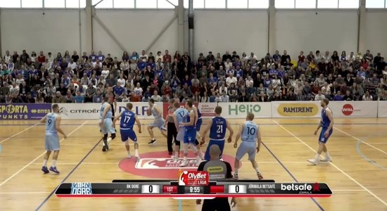 Video: 'Ogres' basketbolisti svētkos tiek pie bronzas