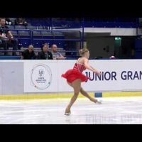 ВИДЕО: Латвийская фигуристка Никитина выступила на первом турнире в сезоне