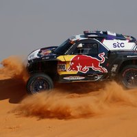 Sainss uzvar Dakaras rallijreida sestajā posmā; Petransels saglabā līderpozīciju