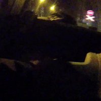 Video: Piedzēries pusaudzis Bolderājā ar BMW bēg no policijas