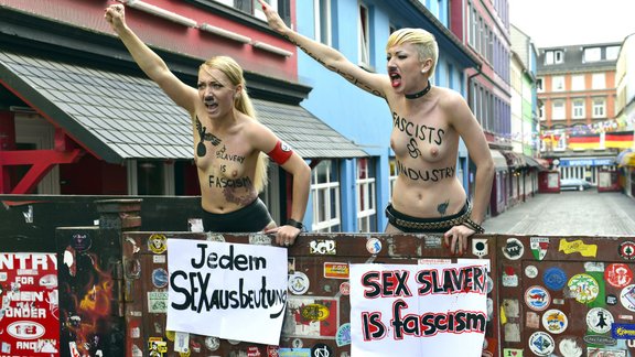 Femen in Hamburg