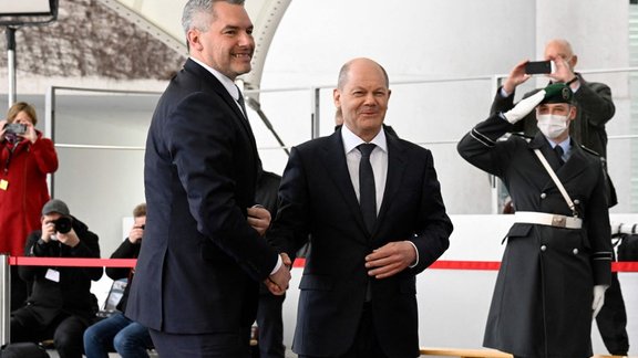 Karl Nehammer, Olaf Scholz