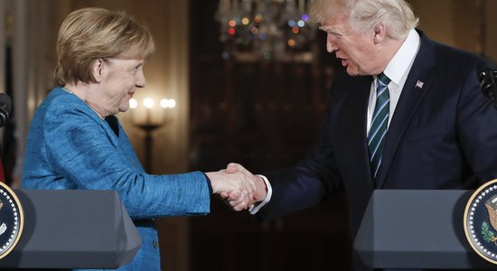 Trampa tvīts kāpina spriedzi starp ASV un Vāciju